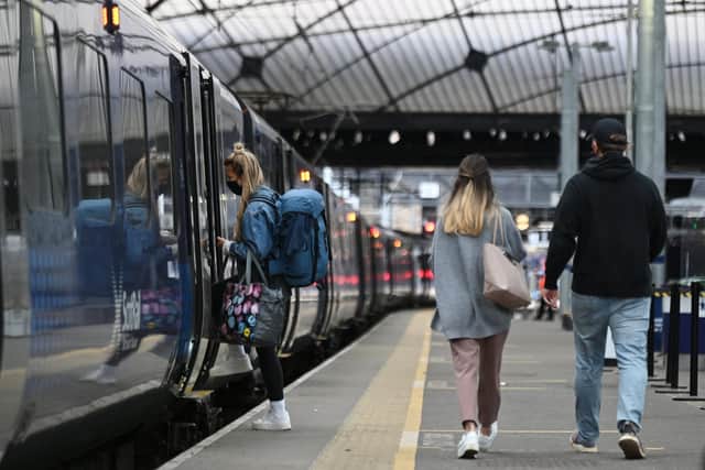 Leisure travel has recovered far faster than commuting among ScotRail passengers. Picture: John Devlin