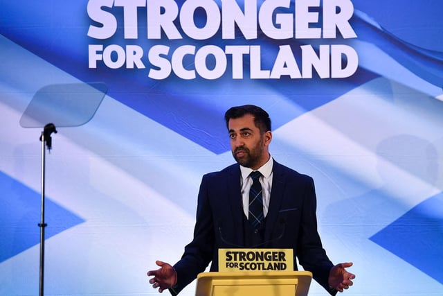 Humza Yousaf speaks following the SNP Leadership election result announcement