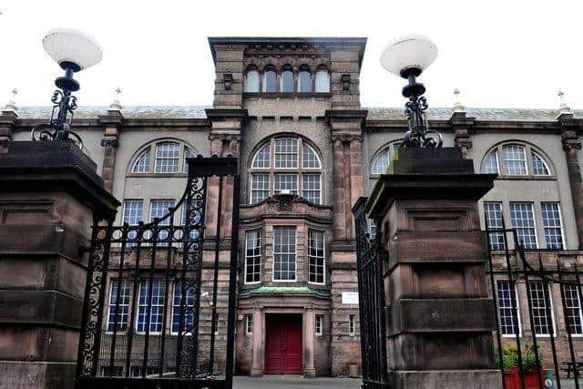 The former Boroughmuir High School building