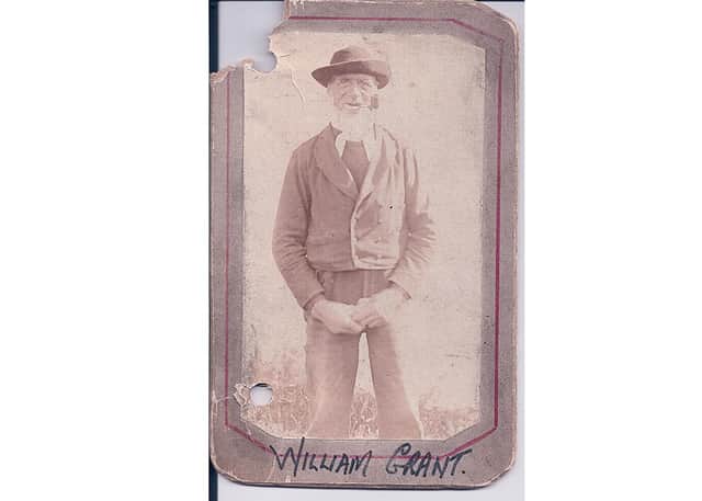 William Grant, the fisherman jailed for three months in 1845 after cutting a woman on the forehead and claiming she was a witch. PIC: Tain and District Museum.