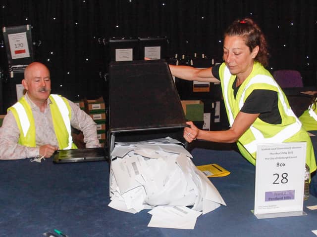 Voter turnout was 43 per cent across Scotland in the 2022 local elections.