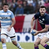 Scotland's Blair Kinghorn in action during the first Test against Argentina in Jujuy. (Photo by Pablo Gasparini/AFP via Getty Images)