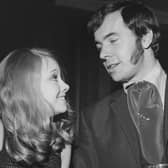 Man about town Barry Mason with English actress Linda Hayden in 1968. (Picture: Getty Images)
