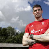Former Rangers, Hearts and Kilmarnock striker Kyle Lafferty has signed for Johnstone Burgh in the West of Scotland League First Division. (Photo by Craig Williamson / SNS Group)