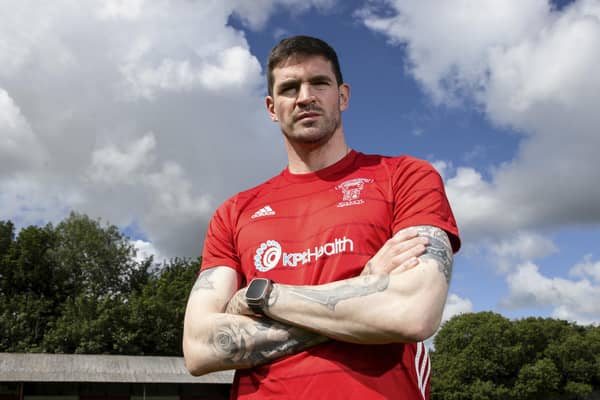 Former Rangers, Hearts and Kilmarnock striker Kyle Lafferty has signed for Johnstone Burgh in the West of Scotland League First Division. (Photo by Craig Williamson / SNS Group)