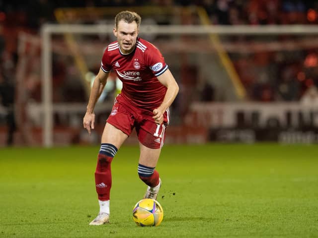 Ryan Hedges has left Aberdeen for Blackburn Rovers. (Photo by Ross Parker / SNS Group)