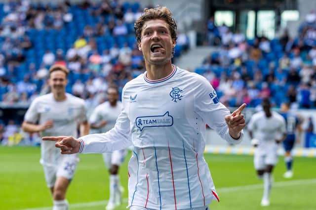 Dutch striker Sam Lammers scored Rangers' equaliser at Hoffenheim.