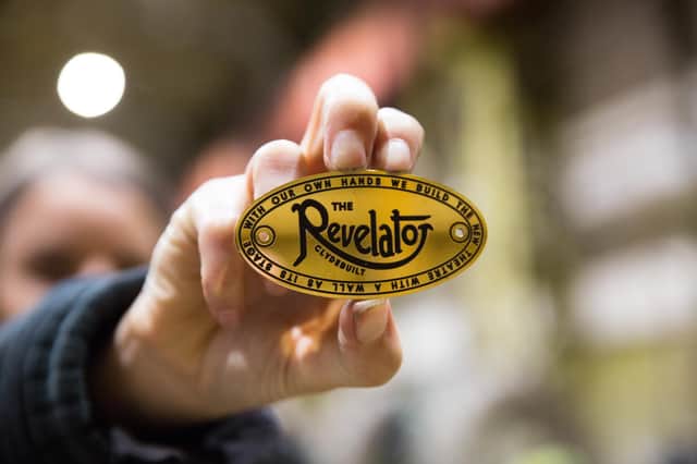 The Wall of Death has been named The Revelator. It will be taken around Scotland and used as an arts and performance space, with a traditional Wall of Death show to top the visit. PIC: Robert Perry.