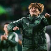 Kyogo Furuhashi was in fine form for Celtic before the World Cup break. (Photo by Craig Foy / SNS Group)