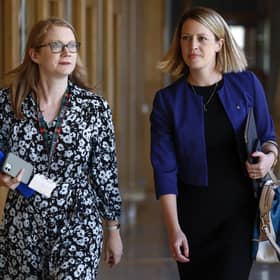 Shirley-Anne Somerville and Jenny Gilruth. Image: Jeff J Mitchell/Getty Images