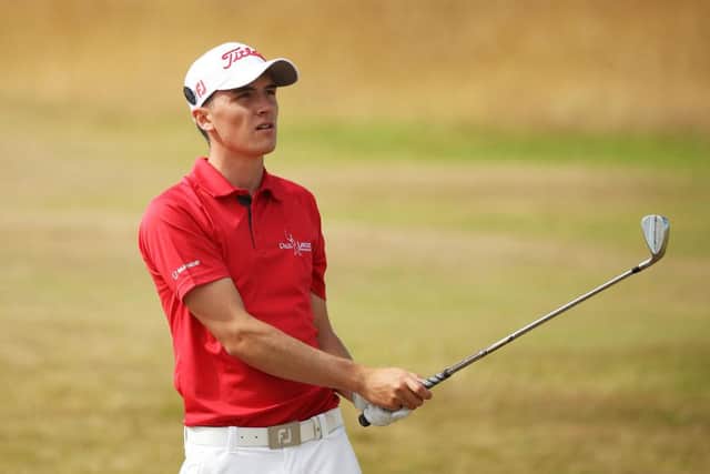 Sam Locke in action during the final round of the 147th Open Championship at Carnoustie in 2018. Picture: Francois Nel/Getty Images.