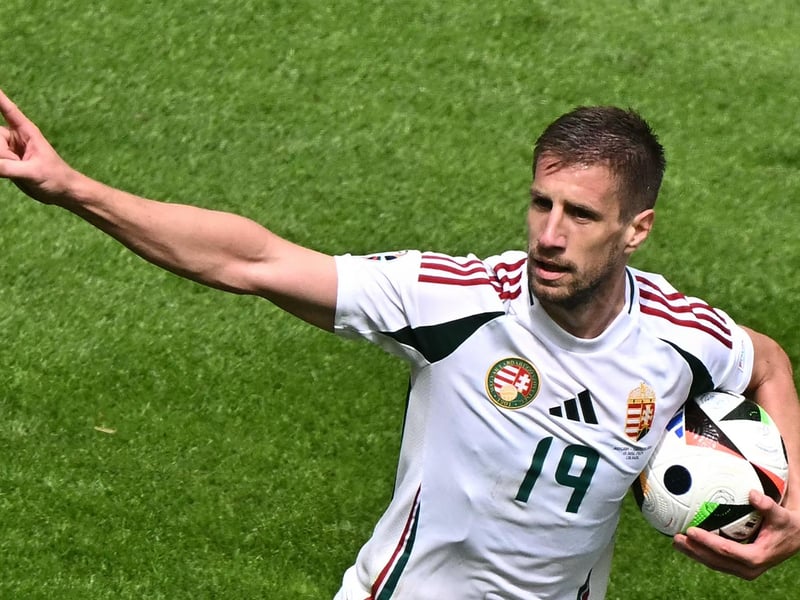 The Ferencvaros forward scored Hungary's only goal of the tournament so far in 3-1 defeat to Switzerland and has 7 goals in 13 caps.
