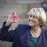 Rose Reilly after receiving her MBE during an Investiture ceremony at the Palace of Holyroodhouse in Edinburgh. (Picture: PA)