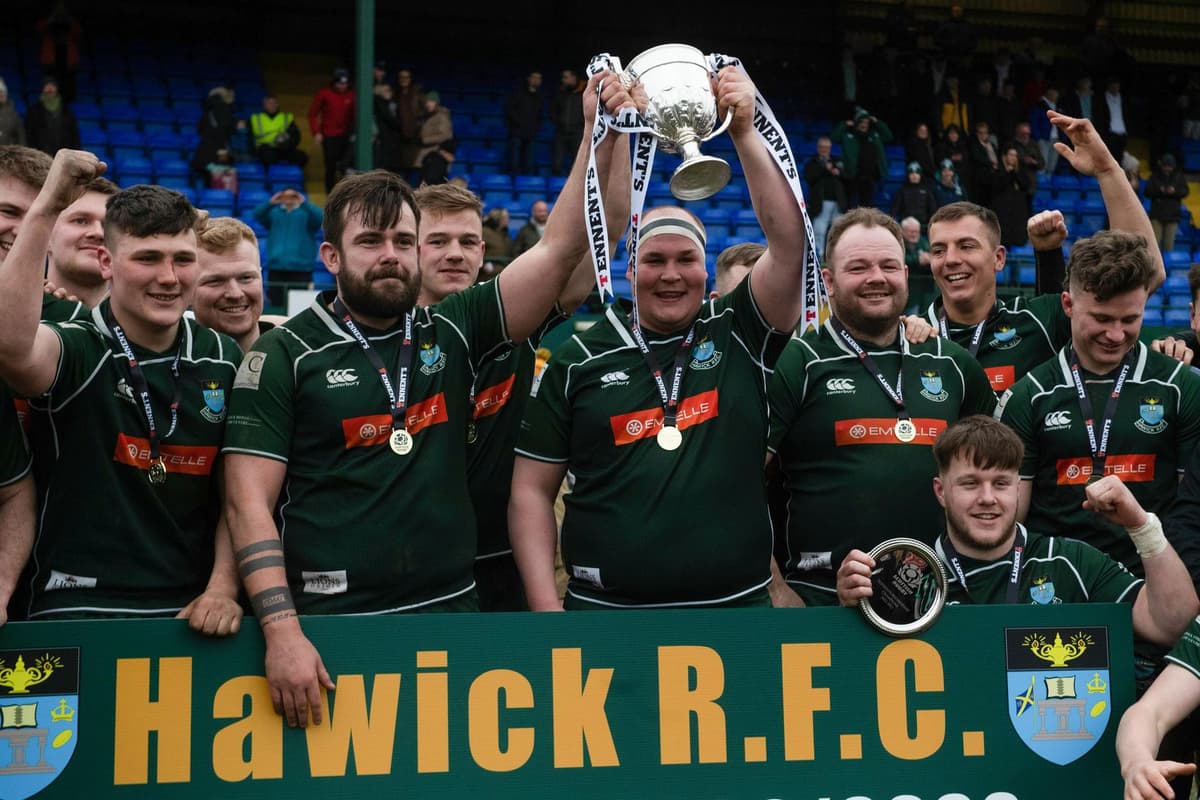 Hawick Rugby Coach Hawick score last-gasp try to win Tennent's Premiership final against ...