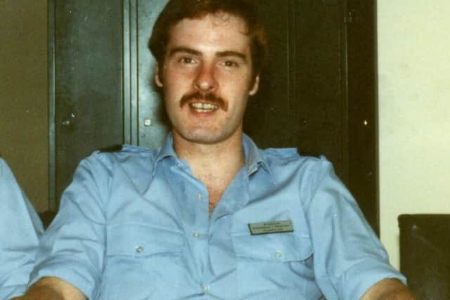 Bill Mason in his former days as a working paramedic. Picture: Scottish Ambulance Service