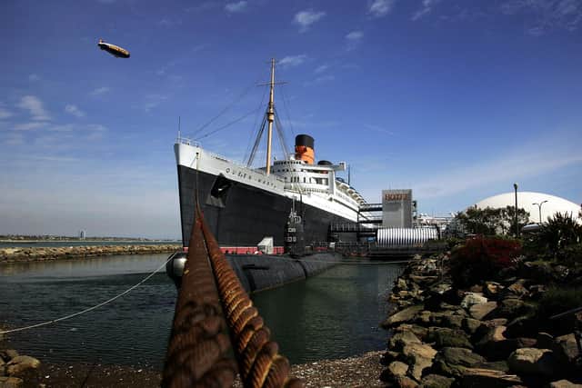 The RMS Queen Mary faces an uncertain future after its operator filed for bankruptcy amid allegations of outstanding urgent repairs to the historic Clyde-built ocean liner. Picture: David McNew/Getty