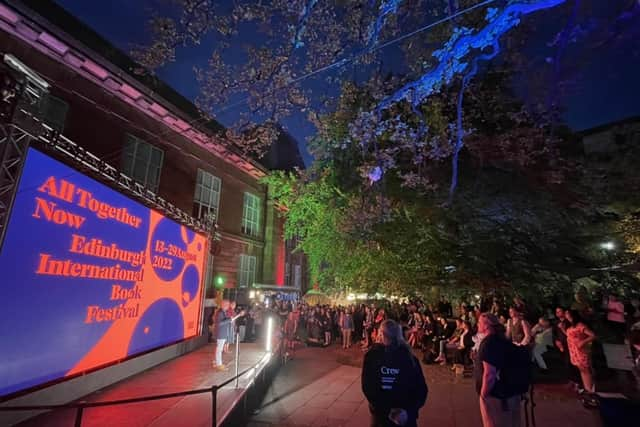 The Edinburgh International Book Festival opened on Saturday.