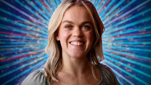 Paralympic swimming gold medallist Ellie Simmonds, who is the latest celebrity revealed as part of the Strictly Come Dancing 2022 line-up. Image: BBC