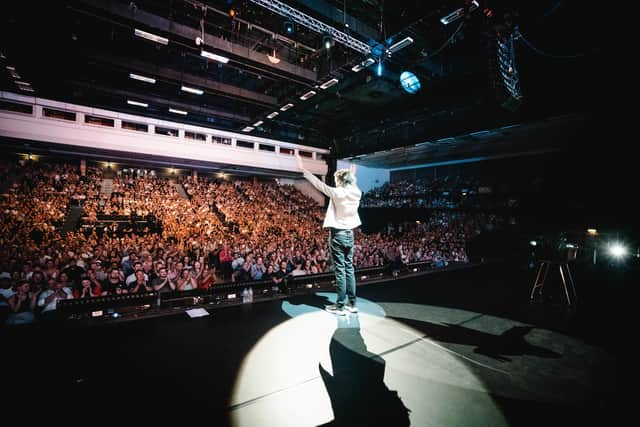 Jack Whitehall's Settle Down is his third sell out live stadium tour. Pic: Andrew Cooper