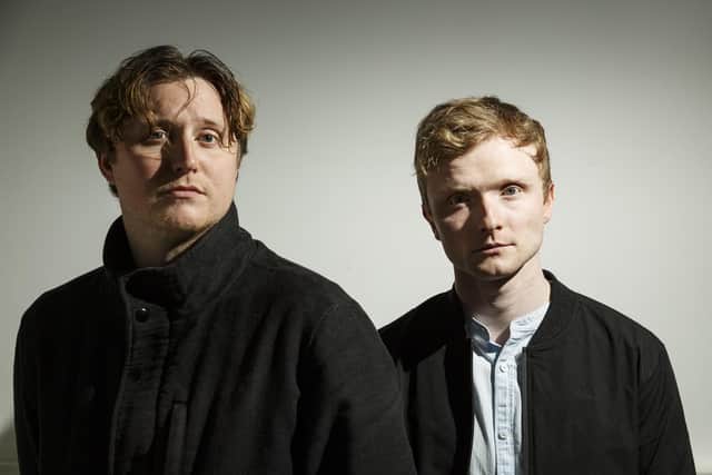 Tommy McGowan and Stuart Edgar play brothers Ed and Tommy in Battery Park. Picture: Eoin Carey