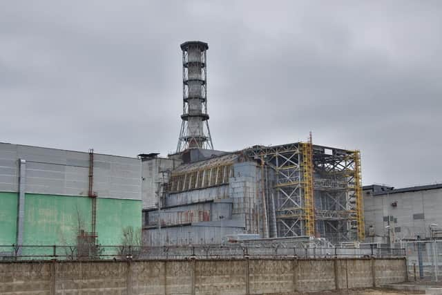 The Chernobyl nuclear power plant.