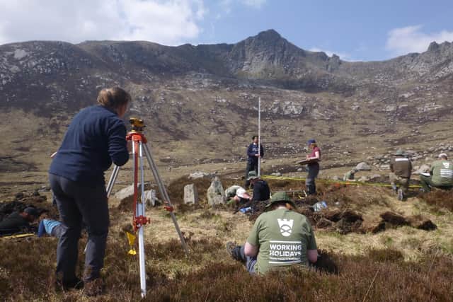 Radiocarbon dating of a piece of burnt wood found at the site in Glen Rosa has concluded that the house was occupied around 1,400BC. Picture: Frame Creates