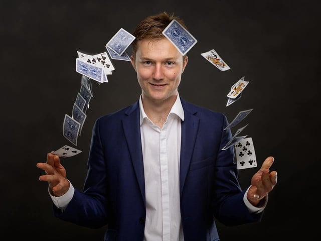 Angus Baskerville Magic returns to this year's Fringe Festival.