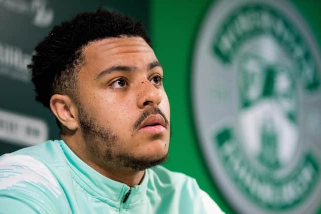 Egan-Riley is preparing to face Celtic with Hibs on Saturday.