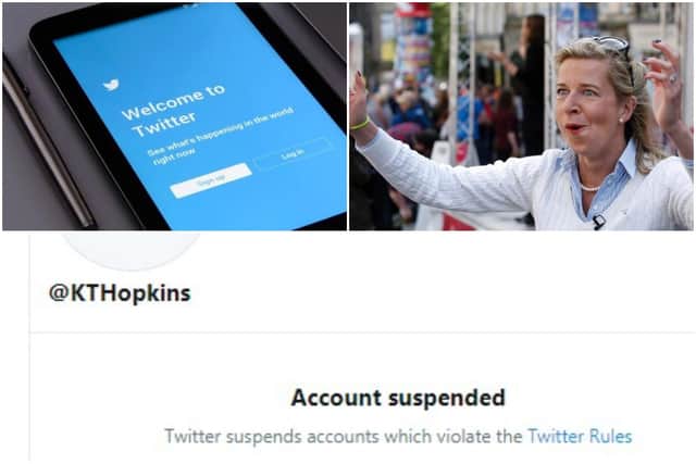 Katie Hopkins has Twitter account permanently suspended