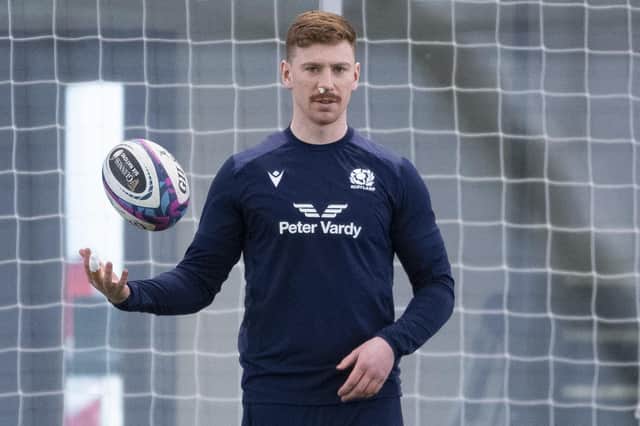 Ben Healy has made a favourable impression since joining the Scotland squad.  (Photo by Ross MacDonald / SNS Group)
