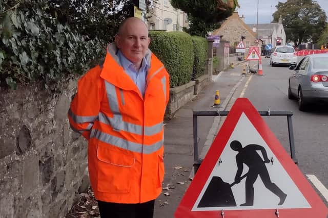 Scottish Road Works Commissioner Kevin Hamilton said the £80,000 fine would be a warning to others. (Photo by Scottish Road Works Commissioner)