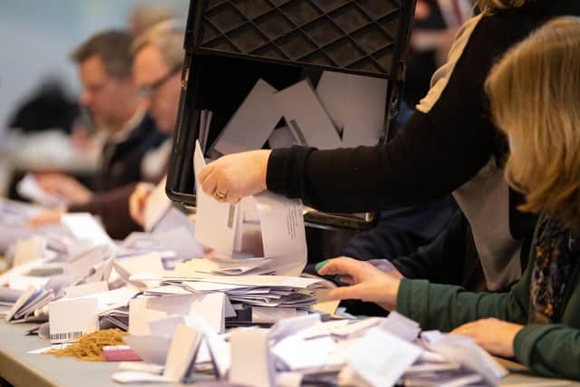 Politicians will be looking for any signs of success as the council election results come in (Picture: Joe Giddens/PA)