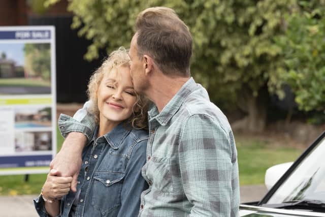 Kylie Minogue and Jason Donovan reunited on the set of Australian soap opera Neighbours, reprising their roles as Charlene and Scott Robinson as the Australian soap comes to an end after 37 years on screen.