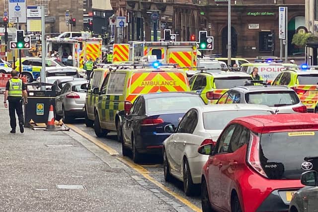 A victim of the Glasgow stabbings on Friday has been discharged from hospital, Police Scotland have confirmed.