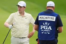 Bob MacIntyre pictured during the second round of the 106th PGA Championship at Valhalla Golf Club in Louisville, Kentucky. Picture: Andrew Redington/Getty Images.