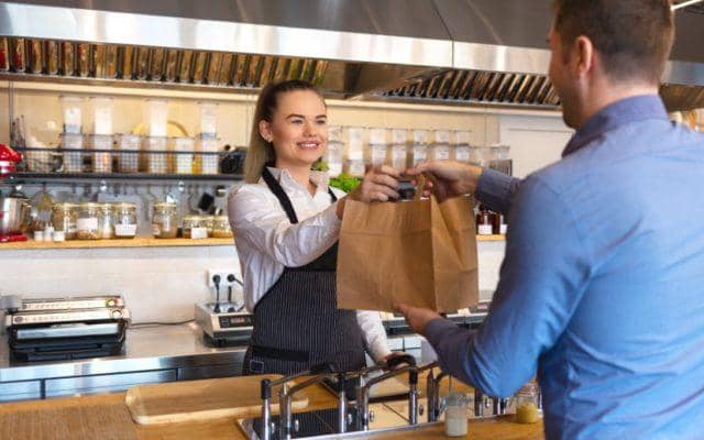 Many restaurants turned to takeaway services to compensate for the loss of diners.
