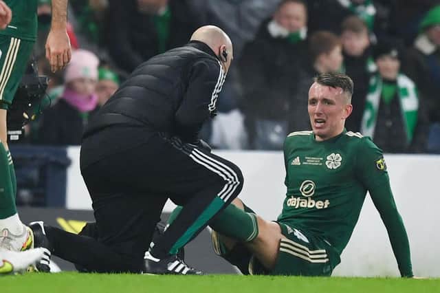 David Turnbull is one of a host of Celtic players nursing a hamstring injury.