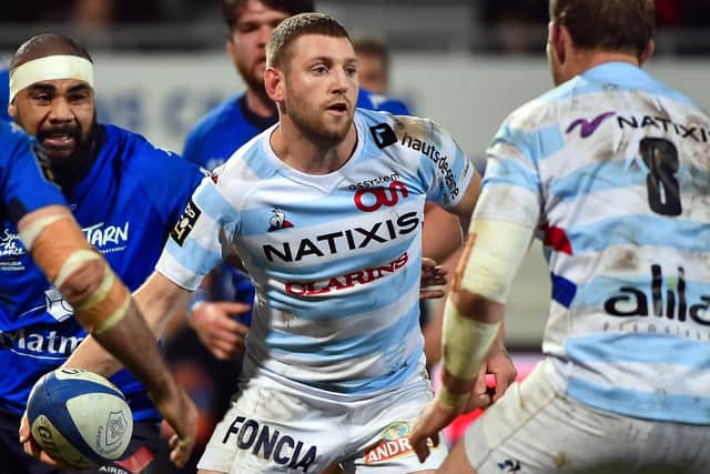 Finn Russell brings his creative talents to bear for Racing 92.