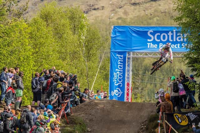 The mountain bike downhill event will be at Nevis Range near Fort William. Picture: UCI