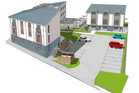 An artist impression of the new Peterhead affordable housing development