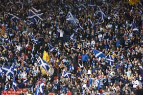Scotland supporters are not guilty of disrespecting their World Cup play-off opponents Ukraine by being desperate to beat the war-torn nation by any which means. (Photo SNS Group/Alan Harvey).