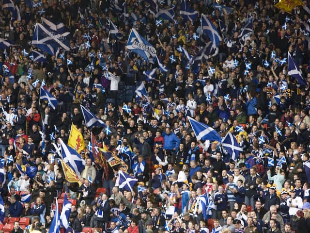 Scotland supporters are not guilty of disrespecting their World Cup play-off opponents Ukraine by being desperate to beat the war-torn nation by any which means. (Photo SNS Group/Alan Harvey).