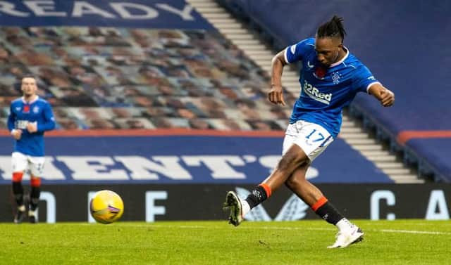 Joe Aribo scored in Rangers' 4-0 win over Aberdeen last Sunday but missed the Europa League clash with Benfica because of a stomach complaint. (Photo by Alan Harvey / SNS Group)