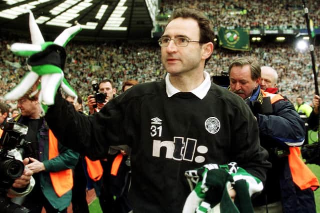 Former Celtic manager Martin O'Neill - one of only three managers with a better start than Livingston's David Martindale