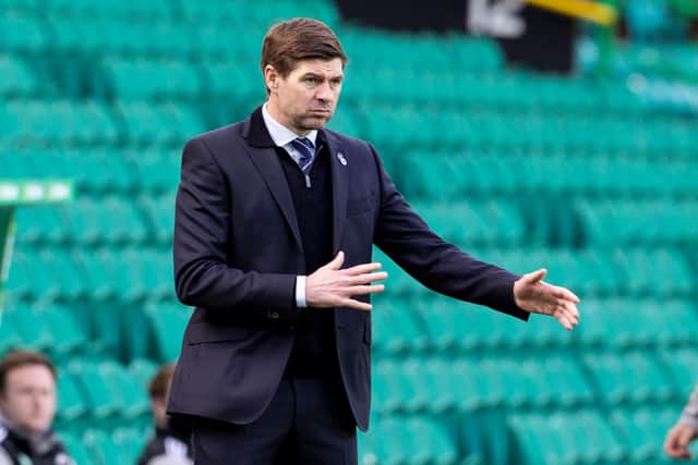 Alex McLeish says Steven Gerrard  will be well aware any Rangers manager has to keep winning trophies - with the Ibrox side chasing a double in this season's Scottish Cup  following their momentous title triumph. (Photo by Alan Harvey / SNS Group)