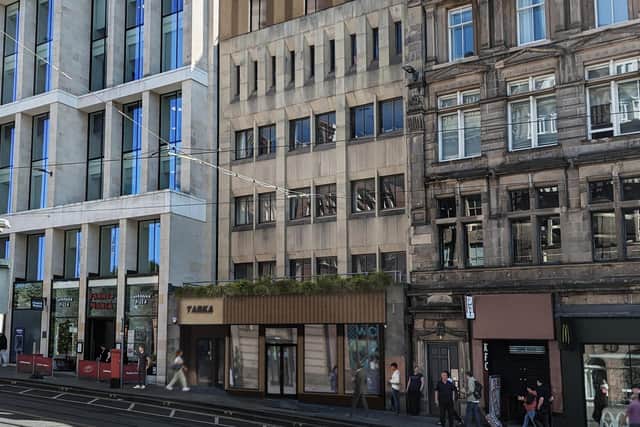 A CGI of the planned new hotel off Edinburgh's St Andrew Square.