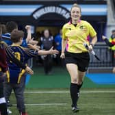 Hollie Davidson will become the first woman to hold the position of assistant referee at the Six Nations next year. (Photo by Ross MacDonald / SNS Group)