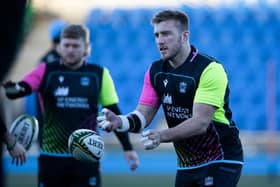 Matt Fagerson prepares for Friday's 1872 Cup match against Edinburgh.