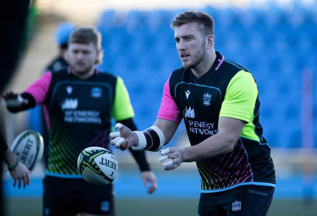 Matt Fagerson prepares for Friday's 1872 Cup match against Edinburgh.