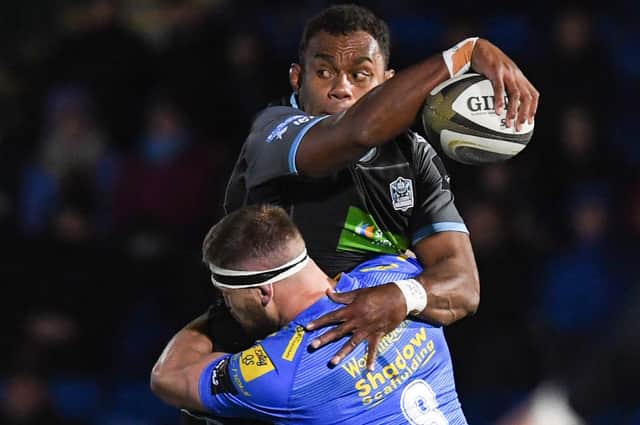 Glasgow Warriors’ Leone Nakarawa has not played for almost a year due to a knee injury. Picture: Paul Devlin/SNS